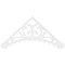 Ekena Millwork Pitch Genova Architectural Grade PVC Gable Pediment, 48"W x 22"H x 1"P (11/12) GPP048X022X100GEN - alternate 3